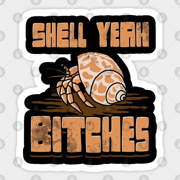 Hermit Crab Sticker by maxdax